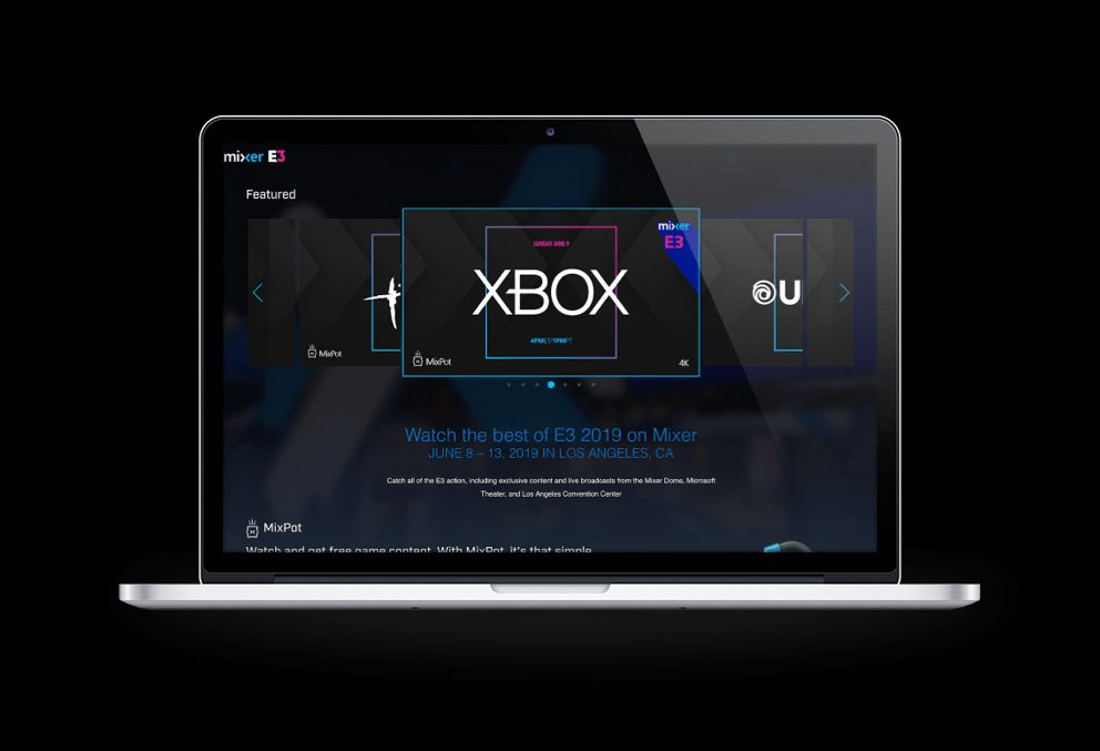 Mixer Interactive Screenshot
